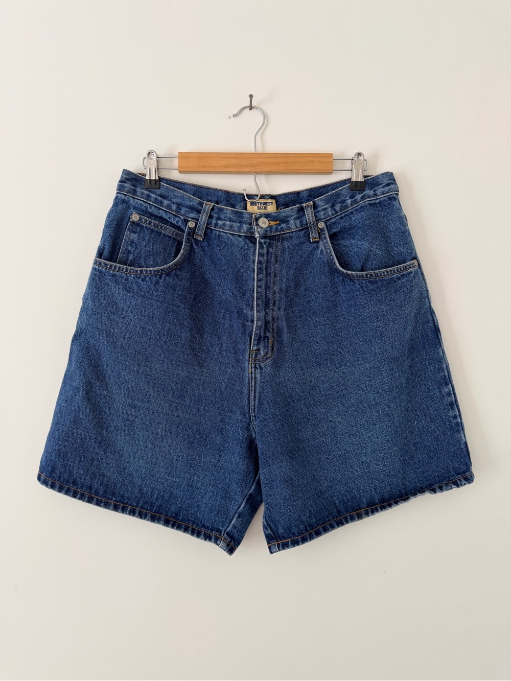 Vintage Northwest Blue High-Rise Jeans Shorts